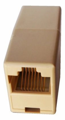 Emenda RJ45 Cabo Rede Conector Fêmea - Unitário
