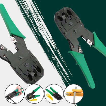 Alicate Crimpador RJ11 RJ12 RJ45 - 3 EM 1