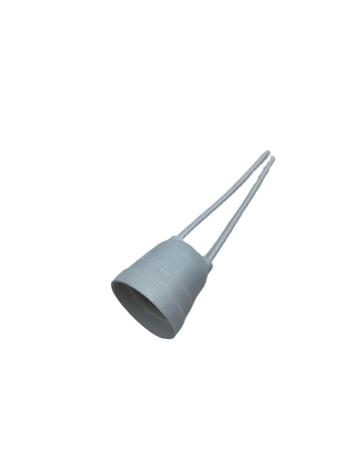 Bocal Soquete Pendente Com Rabicho Branco E27