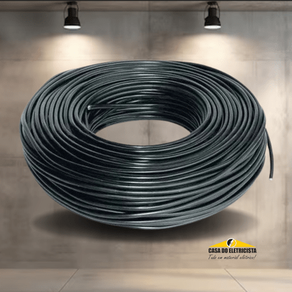Cabo Fio Flexivel PP 4X4mm² 4 vias - metro