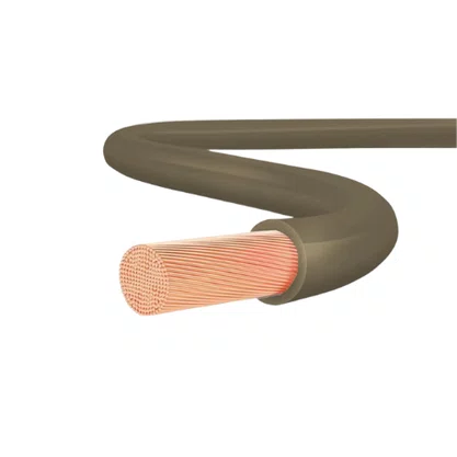 Cabo Flexivel 750V 1,5mm² Antichama - Marrom - SIL - Rolo 100m