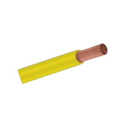 Cabo Flexivel 750V 2,5mm² Antichama - Amarelo -  Corfio- Rolo 100m