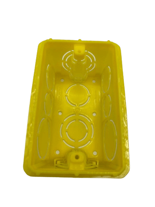Caixa De Luz 4x2 Amarela Retangular Tramontina