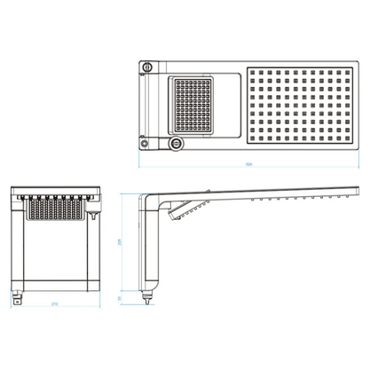 Chuveiro Ducha Acqua Duo Ultra Preto/Cromo 7800W 220V Lorenzetti