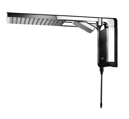 Chuveiro Ducha Acqua Duo Ultra Preto/Cromo 7800W 220V Lorenzetti