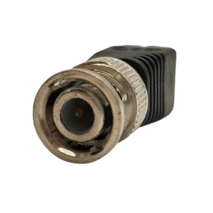 Conector Plug BNC Macho com Borne para CFTV - Unitário