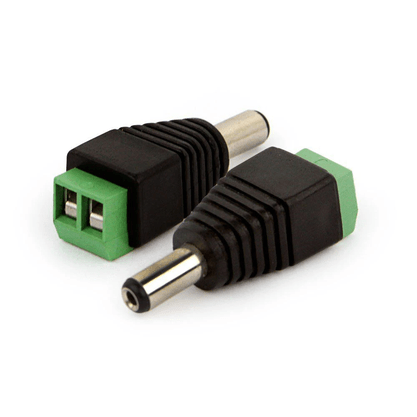 Conector Plug P4 Macho com Borne para CFTV - Unitário