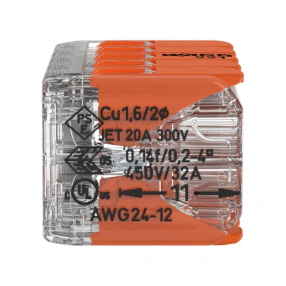 Conector WAGO Legítimo 221-420 - 10 Pólos - Até 4mm²