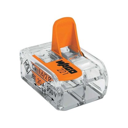 Conector WAGO Legítimo 221-612 - 2 Pólos - Até 6mm