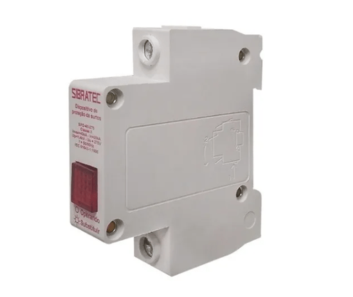 Protetor Surto DPS 40kA 275V Classe II - Sibratec - 3 Unidades