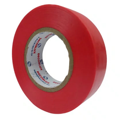 Fita Isolante 18MM x 20M - Decorlux - Vermelha