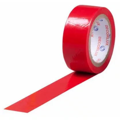 Fita Isolante 18MM x 20M - Decorlux - Vermelha