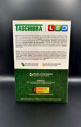 Kit C/ 10 Lampada Bulbo Led 50W Taschibra 6500K - Bivolt - Branco Frio