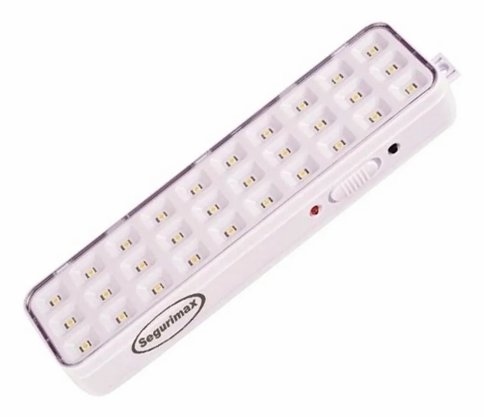 Kit C/ 10 Luminárias 30 Led Slim - Segurimax
