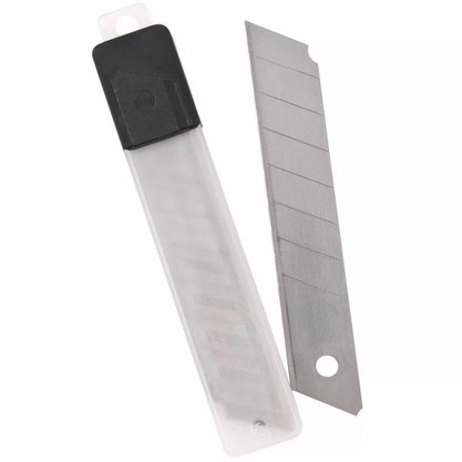 Lâminas para Estilete 18mm com 10 Peças