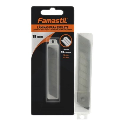 Lâminas para Estilete 18mm com 10 Peças