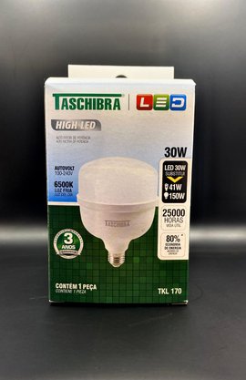 Lampada Bulbo Led 30W Taschibra 6500K - Branco Frio - Bivolt