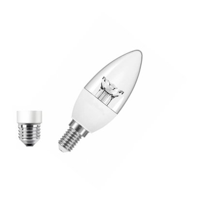 Lampada Led Vela Clara 3W 6000K E14 - Branco Frio