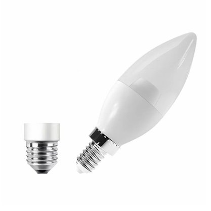 Lampada Led Vela Leitosa 3W 6000K E14 - Branco Frio