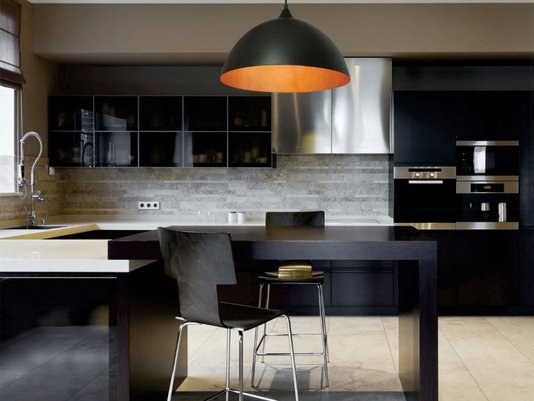 Pendente Brooklyn Preto 1xE27 - Taschibra