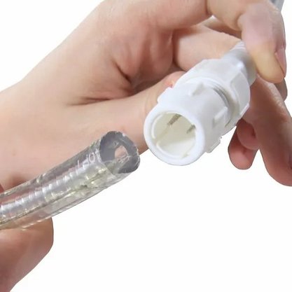 Plug de Tomada para Mangueiras de Led 2 Pinos - 220v