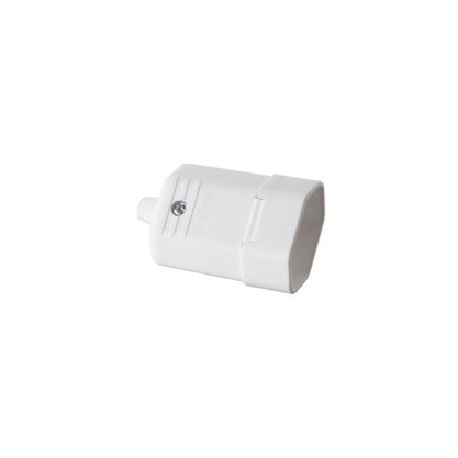 Plugue Fêmea 2P 10A - Branco - Margirius