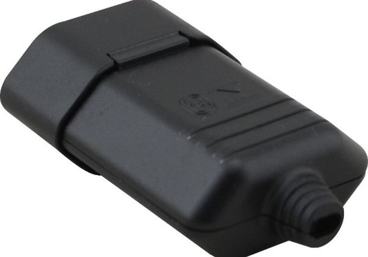 Plugue Fêmea 2P 10A - Preto - Margirius