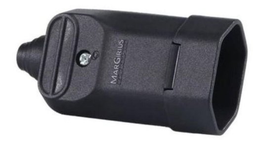 Plugue Fêmea Bipolar 2P+T 20A - Preto - Margirius
