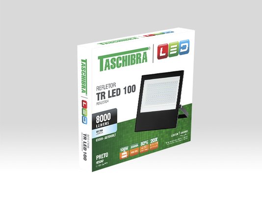 Refletor TR LED 100W 6500K - Bivolt - Taschibra