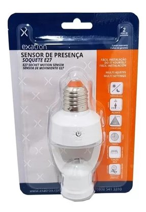 Sensor De Presença Soquete E27 Exatron