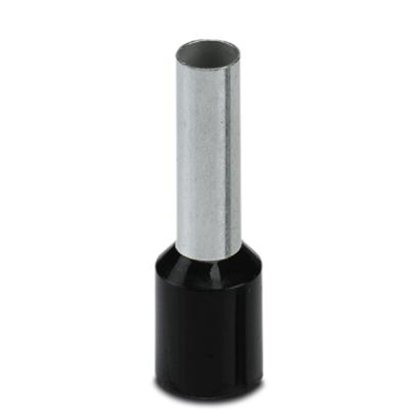 Terminal Tubular Ilhós 1,5mm² - Preto - 100 Unidades