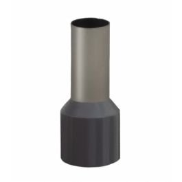 Terminal Tubular Ilhós 35,0mm² - Cinza - 100 Unidades