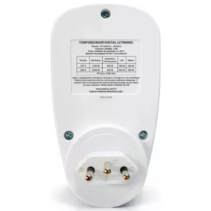 Timer Temporizador Digital Bivolt Exatron