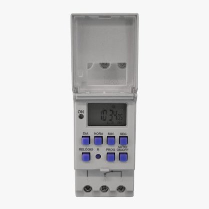 Timer Temporizador Digital Para Trilho DIN Exatron