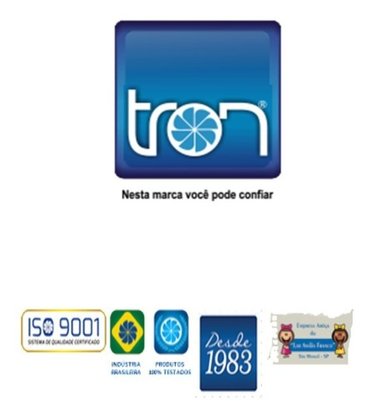 Ventilador De Parede Oscilante Preto - 60cm -140W - 220v  - Tron