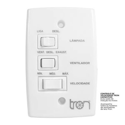 Ventilador de Teto Aura CLM AT Branco - 220v - Tron