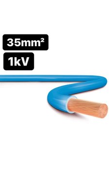 Cabo Flexível HEPR 1kV 35,0mm²  Azul SIL  - metro