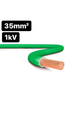 Cabo Flexível HEPR 1kV 35,0mm²  Verde SIL - metro
