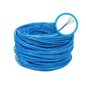Cabo Para CFTV 8 vias Azul - Caixa 300m