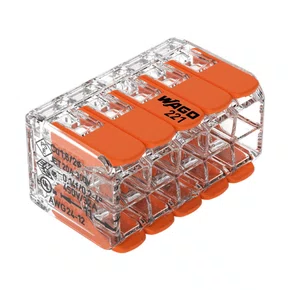 Conector WAGO Legítimo 221-420 - 10 Pólos - Até 4mm²