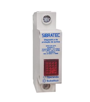Protetor Surto DPS 20kA 275V Classe II - Sibratec