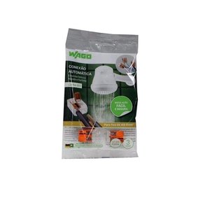 KIT Conector WAGO Legítimo 221 Flowpack Para Chuveiro