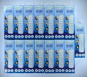 Kit C/ 15 Luminárias 30 Led Slim - Segurimax