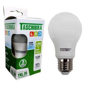 Lampada Bulbo Led 4,9W 6500K - Taschibra - Bivolt