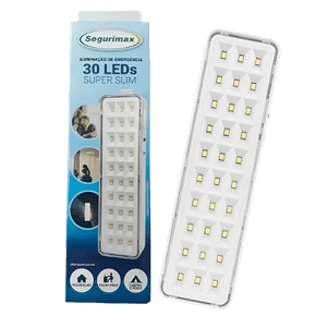 Luminária 30 Led Slim - Segurimax