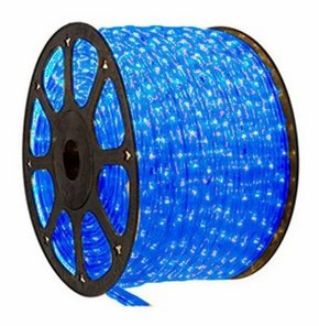 Mangueira Decorativa Led 220V Azul - Rolo 100 metros