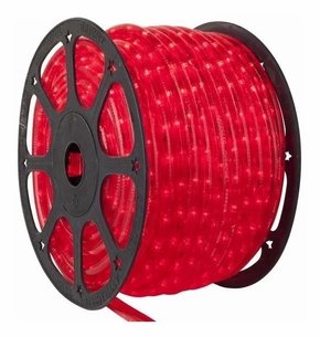 Mangueira Decorativa Led 220V Vermelho - Rolo 100 metros