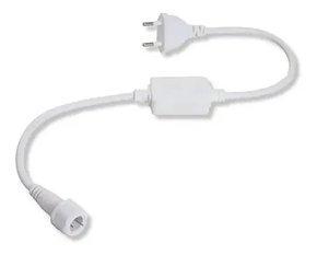Plug de Tomada para Mangueiras de Led 2 Pinos - 220v