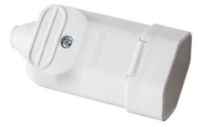 Plugue Fêmea Bipolar 2P+T 20A - Branco - Margirius