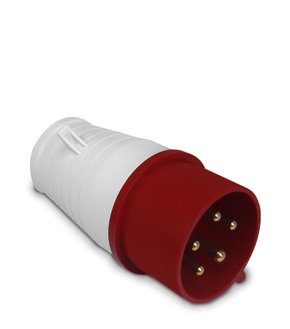 Plugue Industrial 3P+T+N 380V 16A 6H IP44